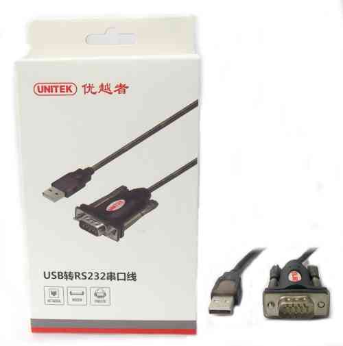 Y-105 USB AM to RS232 M Serial Cable 1.5m (PL2303)